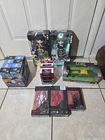 Group shot of all boxed items