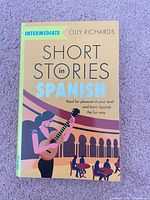 Front cover of book shows title, author, CEFR level