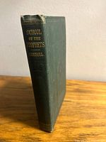 Book standing showing spine with gilt title