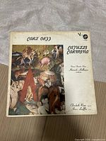 Front cover showing title, artwork, visible discoloration