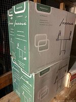 Two stacked sealed Innova Prestcot boxes showing product image and branding