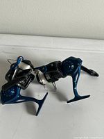 Both Zebco spinning reels side by side