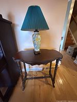 Side table and lamp full view