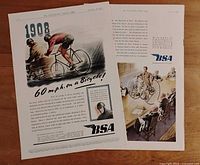 Both BSA advertisement pages overview