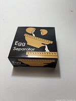 Front of box showing Egg Separator graphics