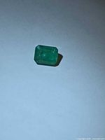 Front view of the emerald