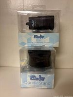 JetPack battery pack and DoodleStand in packaging stacked