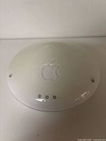 Top view showing Apple logo and surface condition