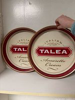 Both matching Talea trays front view