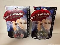 Front view of both sealed Extreme Jumpers packages