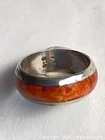 Ring interior showing 925 hallmark