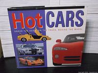 Front cover of Hot Cars binder