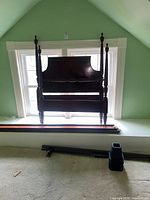 Headboard and footboard upright displaying overall design