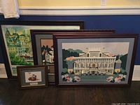 All four framed prints grouped