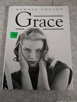 Front cover of Grace book with portrait of Grace Kelly