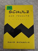 Front cover of Schulz And Peanuts biography hardcover