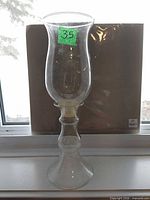 full view assembled hurricane candle holder