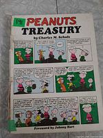 Front cover showing title, author and comic panels, visible wear along spine