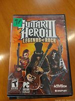 Front cover of Guitar Hero III Legends of Rock PC DVD case