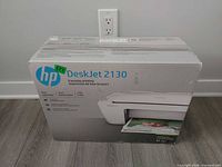 Front view of sealed HP DeskJet 2130 printer box