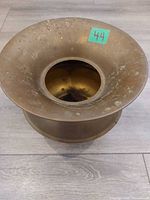 Top view showing wide flared rim and interior