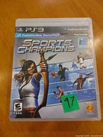 Front cover Sports Champions PS3 game case