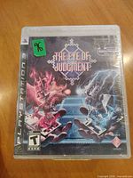 Front cover of The Eye of Judgment PS3 game in shrink wrap