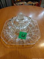 butter dish assembled showing lid and base