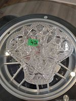 Top view showing overall shape and cut pattern