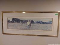 Front view of framed print showing full artwork