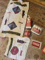 Full set showing two towels, soap dispenser, cup, packaged accessories