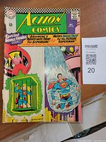 Front cover showing title, issue number, price and visible damage