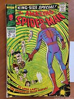 Front cover showing title, issue number, price, main artwork