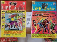 Front covers of Life With Archie issues 51 and 52 side by side