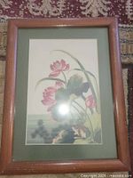 front view of framed print