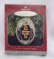 Front of Hallmark Keepsake box showing ornament image and title