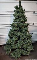 Full view of assembled artificial tree