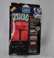 Front of boxed Lemax Millennium 2000 lighted sign