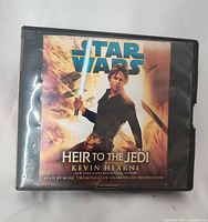 Front of CD case showing title, author, narrator