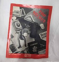 Front cover of Top Secret rulebook showing title, artwork and TSR logo