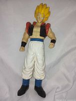 Front view of Gogeta figure