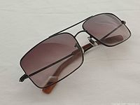 Front angled view showing full sunglasses design