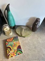 Group view of all five decorative items