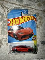Front view of sealed Hot Wheels Koenigsegg Gemera blister pack