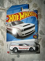Front view of sealed Hot Wheels ‘18 Dodge Challenger SRT Demon in blister pack