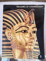 Front cover showing title and image of Tutankhamun mask