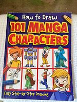 Front cover of How to Draw 101 Manga Characters book