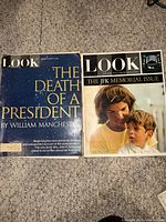 Both Look magazines side by side