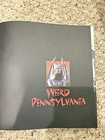 Front interior title page showing Weird Pennsylvania logo