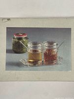 reference photo showing condiment set in use